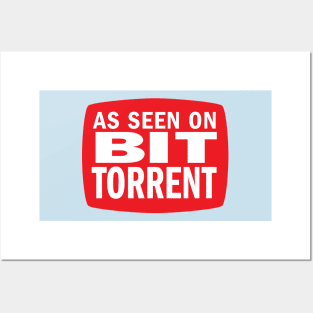 As seen on BitTorrent Posters and Art